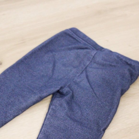 Baby Gap Blue Faux Denim Jeggings - Picture 5 of 5